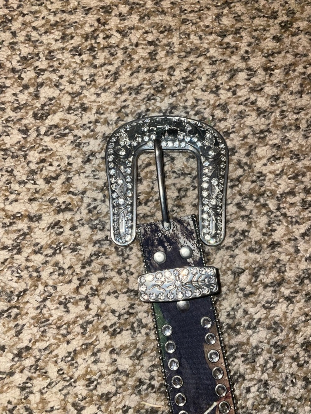 Blazin Roxx Rhinestone Camouflage Belt - Picture 4 of 7